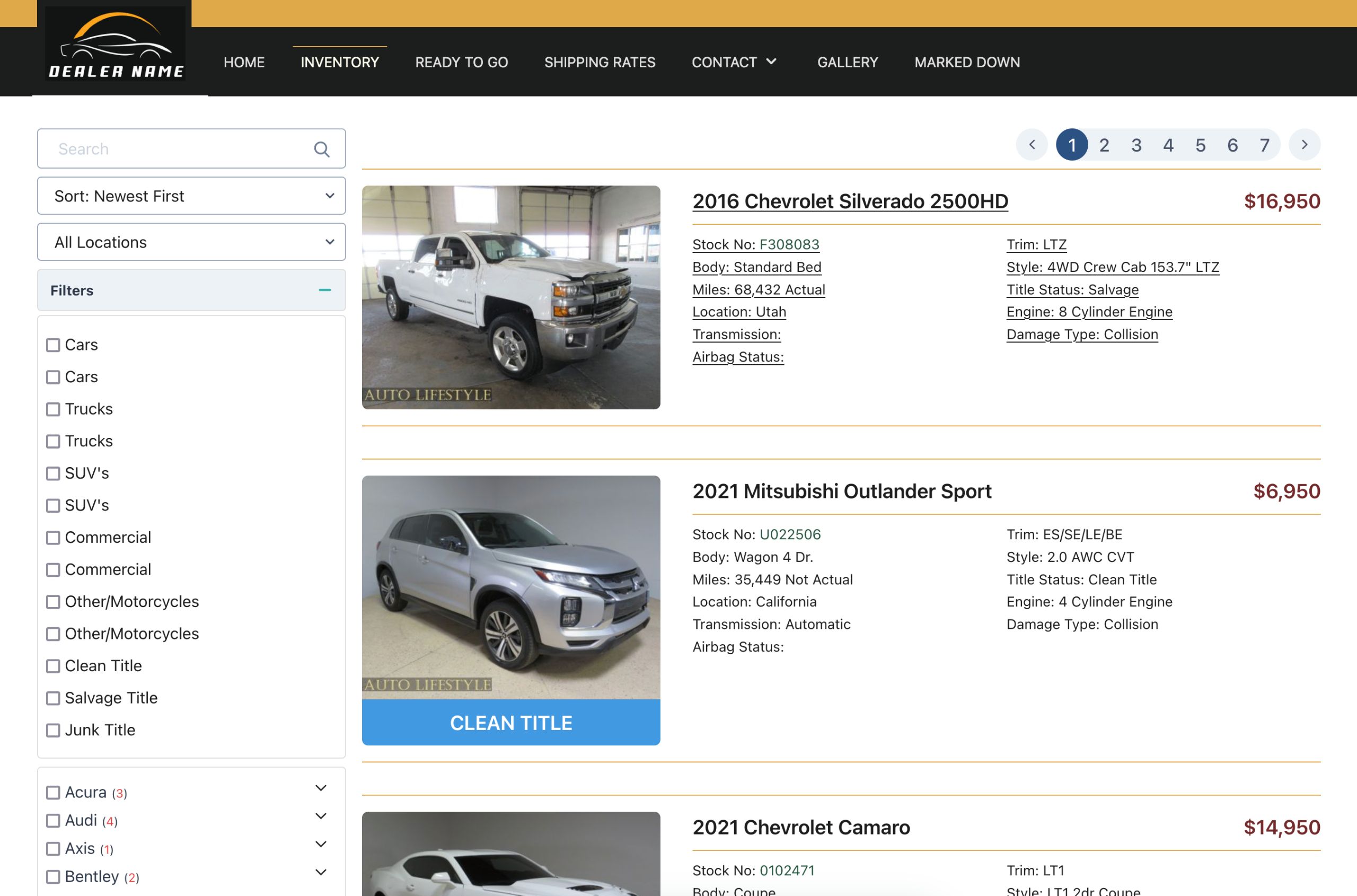 DealerZone Example Website 4